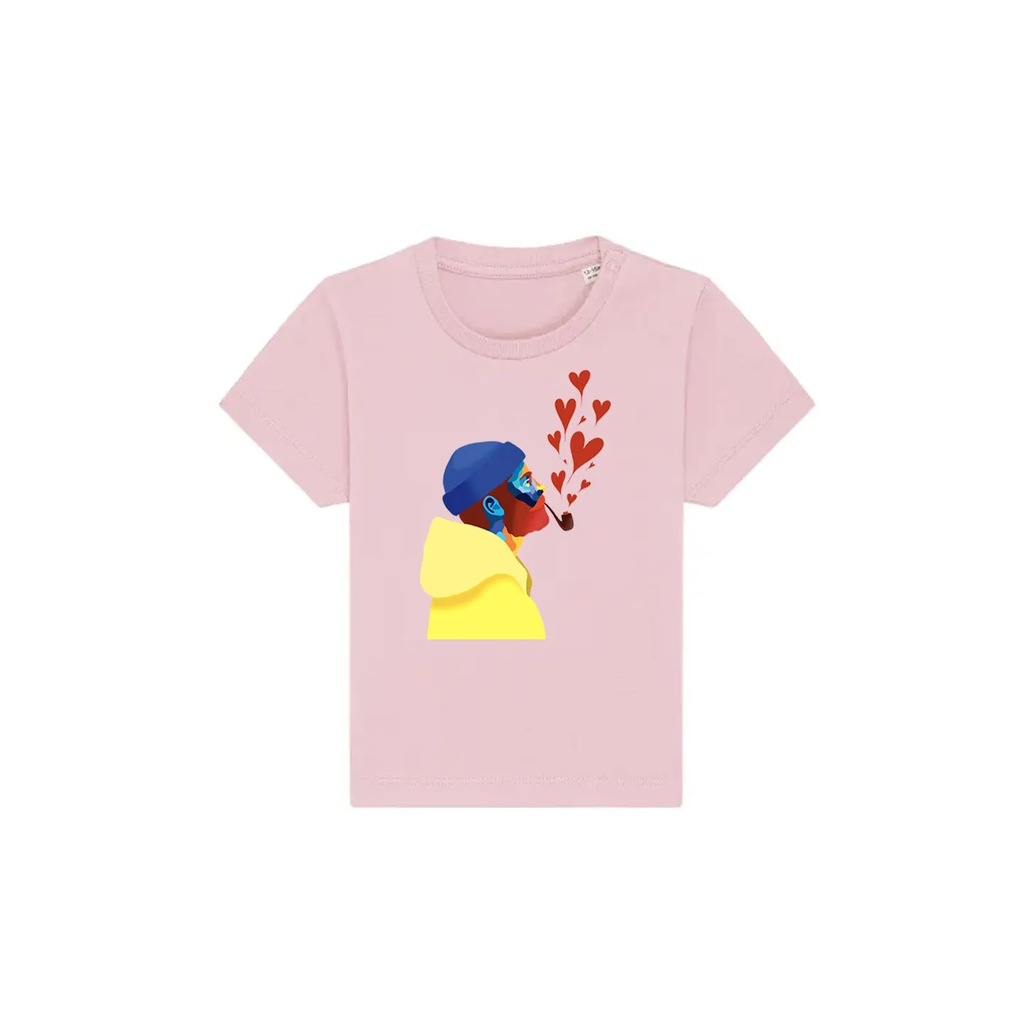 T-SHIRT BÉBÉ "AMOUREUX DES ÉTOILES" BY ATELIER SALÉ