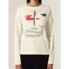 T-SHIRT MANCHE LONG FEMME "BALEINE" BY JORDAN GENTS