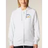 SWEAT UNISEXE ZIP CAPUCHE "AMOUREUX DES ÉTOILES" BY ATELIER SALÉ