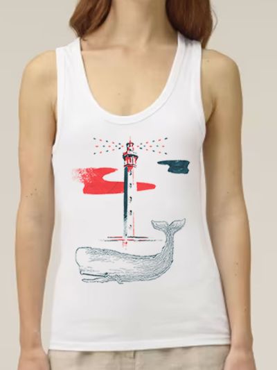 DEBARDEUR FEMME "BALEINE" BY JORDAN GENTS