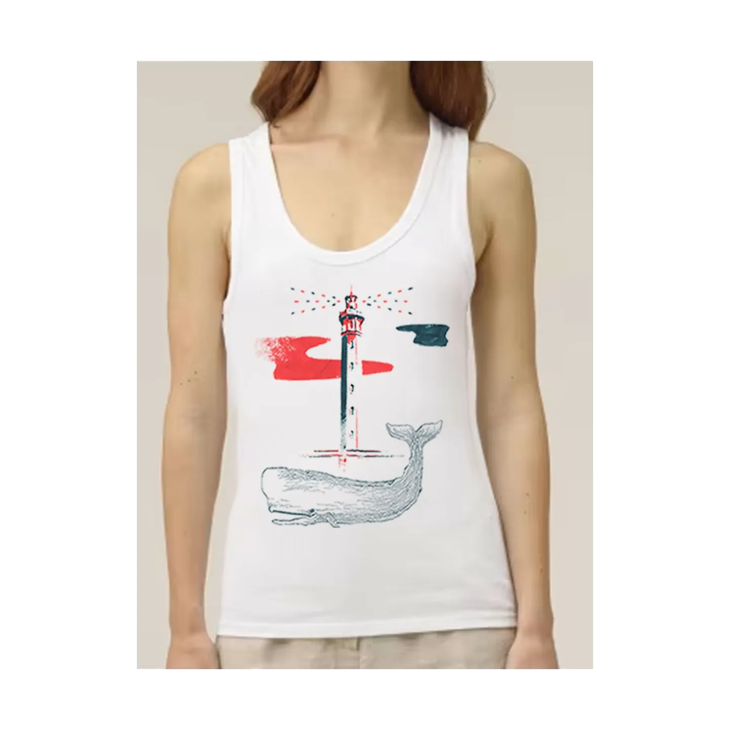 DEBARDEUR FEMME "BALEINE" BY JORDAN GENTS