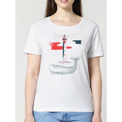T-SHIRT FEMME "BALEINE" BY JORDAN GENTS
