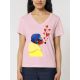 T-SHIRT FEMME COL V "AMOUREUX DES ÉTOILES" BY ATELIER SALÉ
