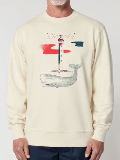 SWEAT HOMME "BALEINE" BY JORDAN GENTES