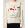 T-SHIRT MANCHE LONG FEMME "BALEINE" BY JORDAN GENTS