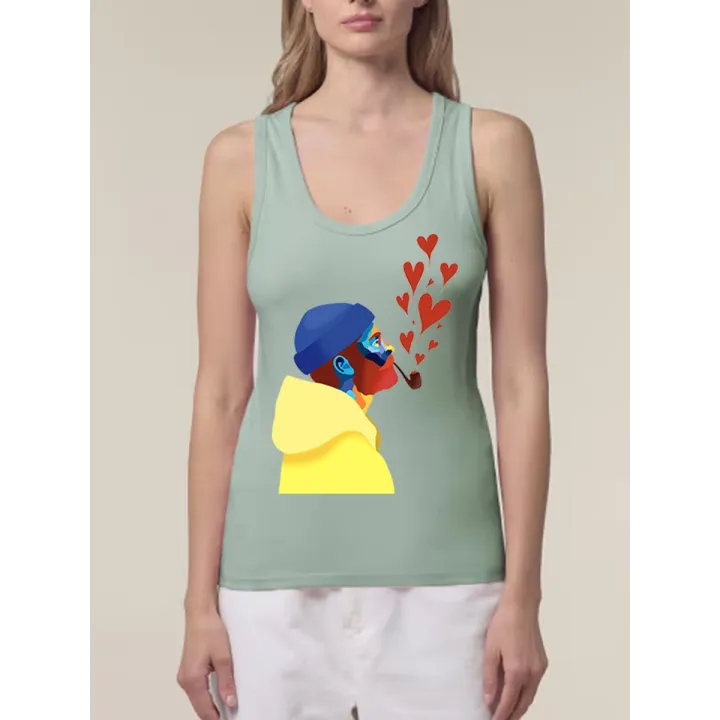 DÉBARDEUR FEMME "AMOUREUX DES ÉTOILES" BY ATELIER SALÉ