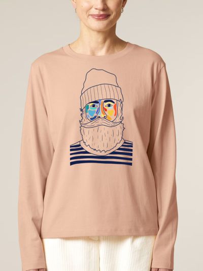 T-SHIRT FEMME MANCHES LONGUES "MARIN" BY ATELIER SALÉ