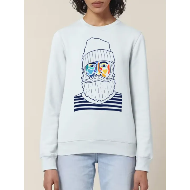 SWEAT UNISEXE COL ROND "MARIN" BY ATELIER SALÉ
