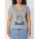 T-SHIRT FEMME COL V "MARIN" BY ATELIER SALÉ