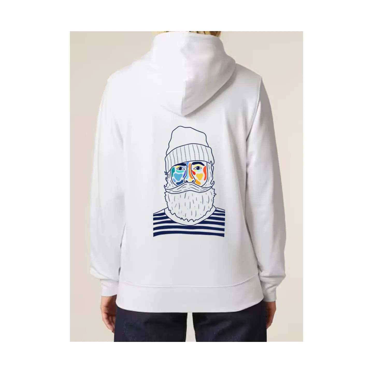 SWEAT UNISEXE ZIP CAPUCHE "MARIN" BY ATELIER SALÉ