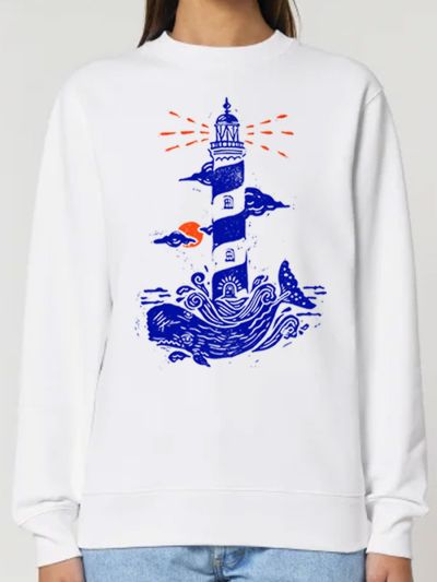 SWEAT UNISEXE "CACHALOT" BY JORDAN GENTES