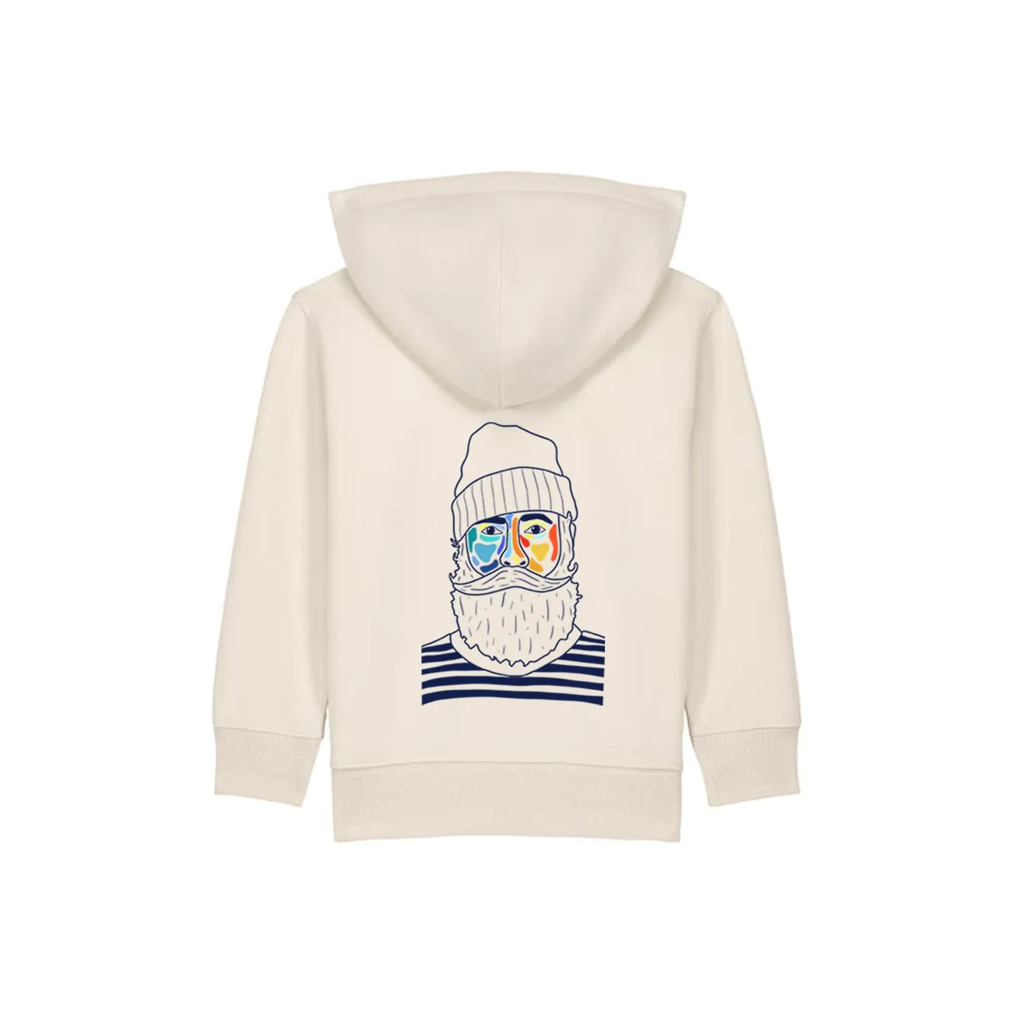 SWEAT ENFANTS ZIP CAPUCHE "MARIN" BY ATELIER SALÉ