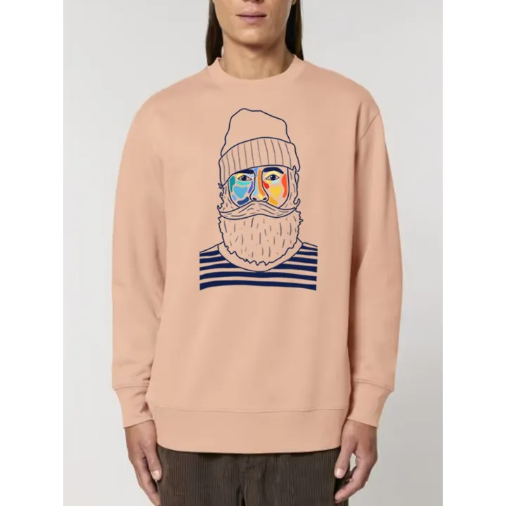 SWEAT UNISEXE COL ROND "MARIN" BY ATELIER SALÉ