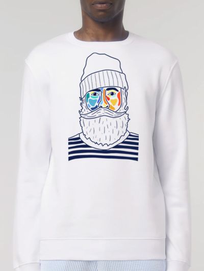 SWEAT UNISEXE COL ROND "MARIN" BY ATELIER SALÉ