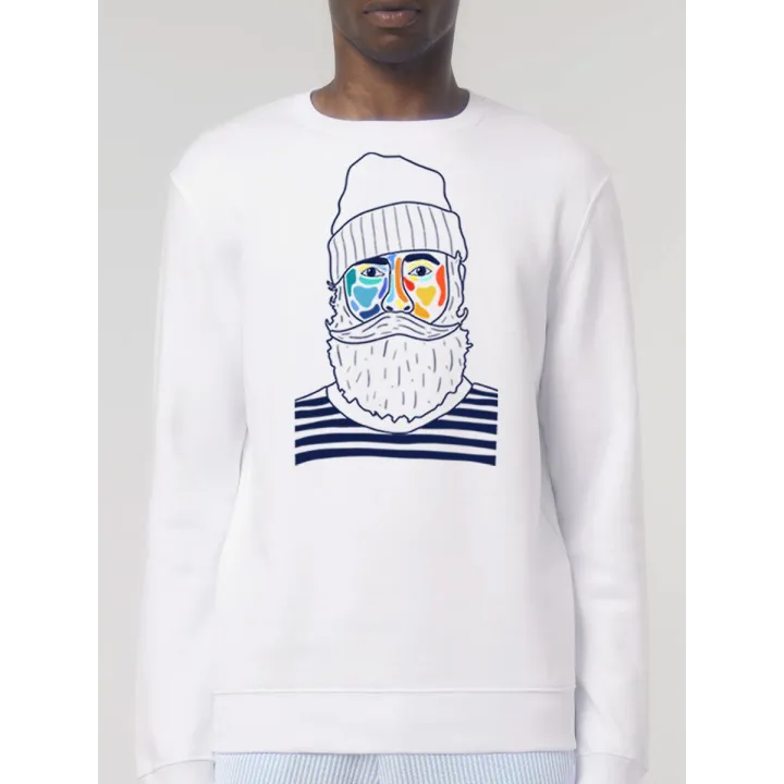 SWEAT UNISEXE COL ROND "MARIN" BY ATELIER SALÉ