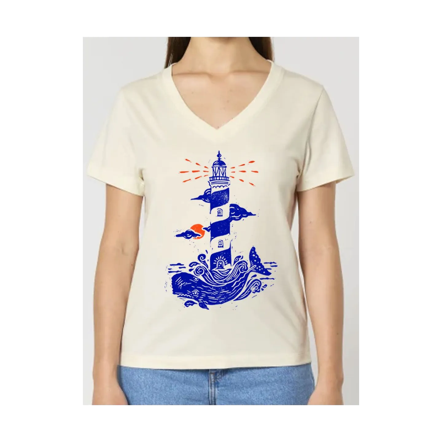 T-SHIRT FEMME "CACHALOT" BY JORDAN GENTS
