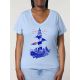 T-SHIRT FEMME "BALEINE" BY JORDAN GENTS