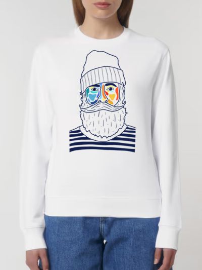 SWEAT UNISEXE COL ROND "MARIN" BY ATELIER SALÉ