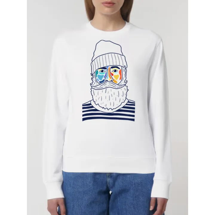 SWEAT UNISEXE COL ROND "MARIN" BY ATELIER SALÉ