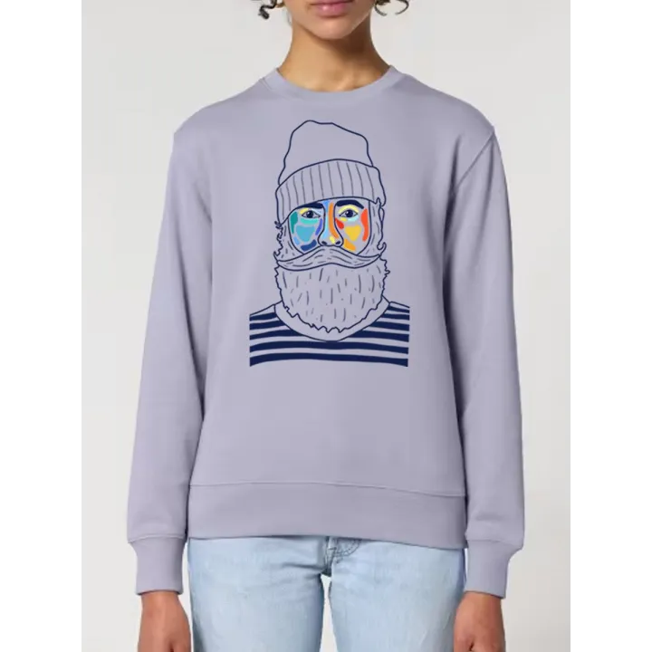 SWEAT UNISEXE COL ROND "MARIN" BY ATELIER SALÉ