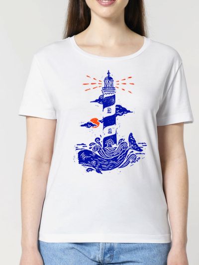 T-SHIRT FEMME "CACHALOT" BY JORDAN GENTS