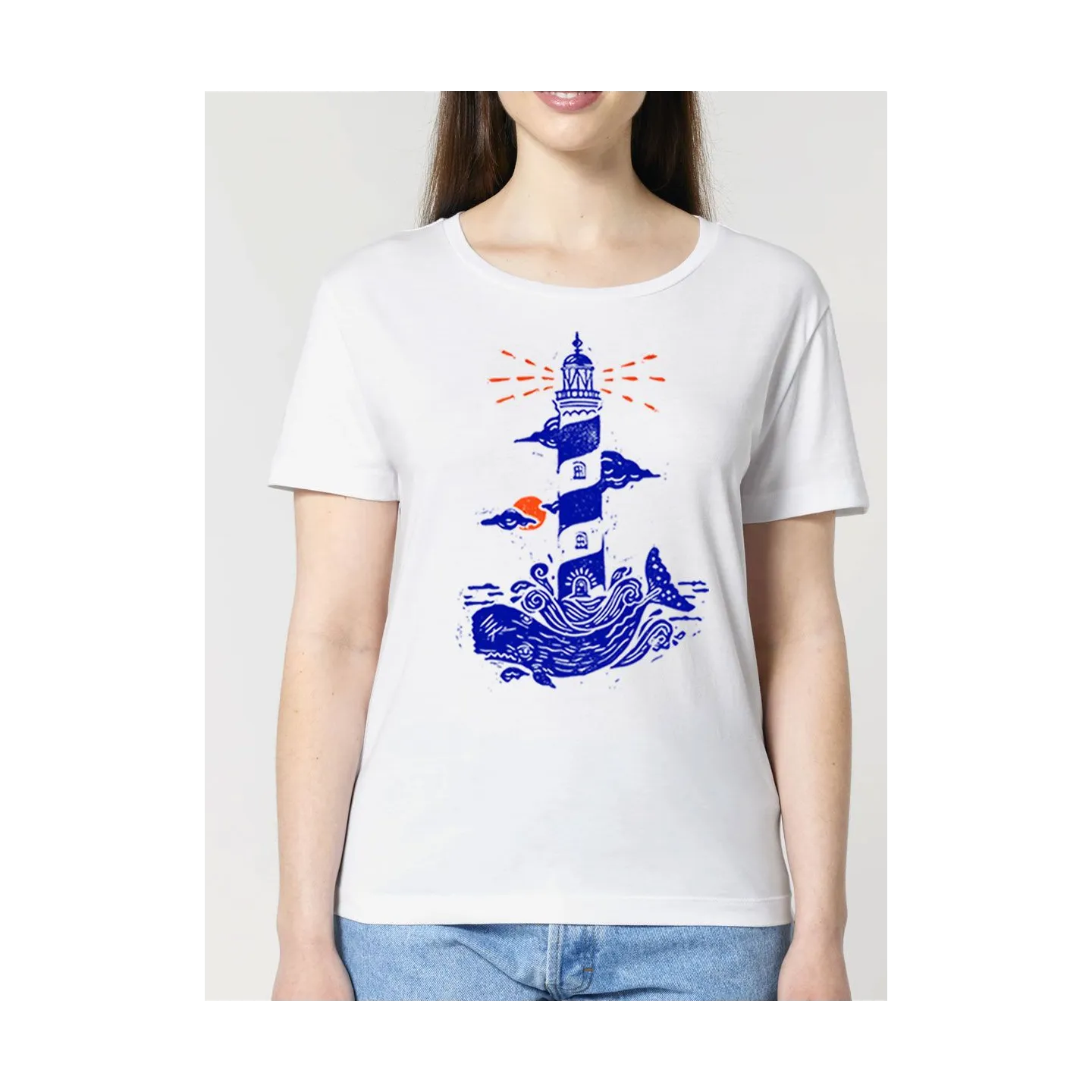 T-SHIRT FEMME "CACHALOT" BY JORDAN GENTS
