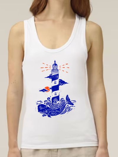 DÉBARDEUR FEMME "CACHALOT" BY JORDANS GENTS