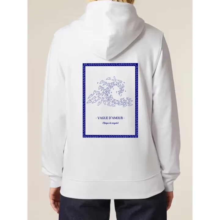 SWEAT UNISEXE "VAGUE D'AMOUR" BY ATELIER SALÉ