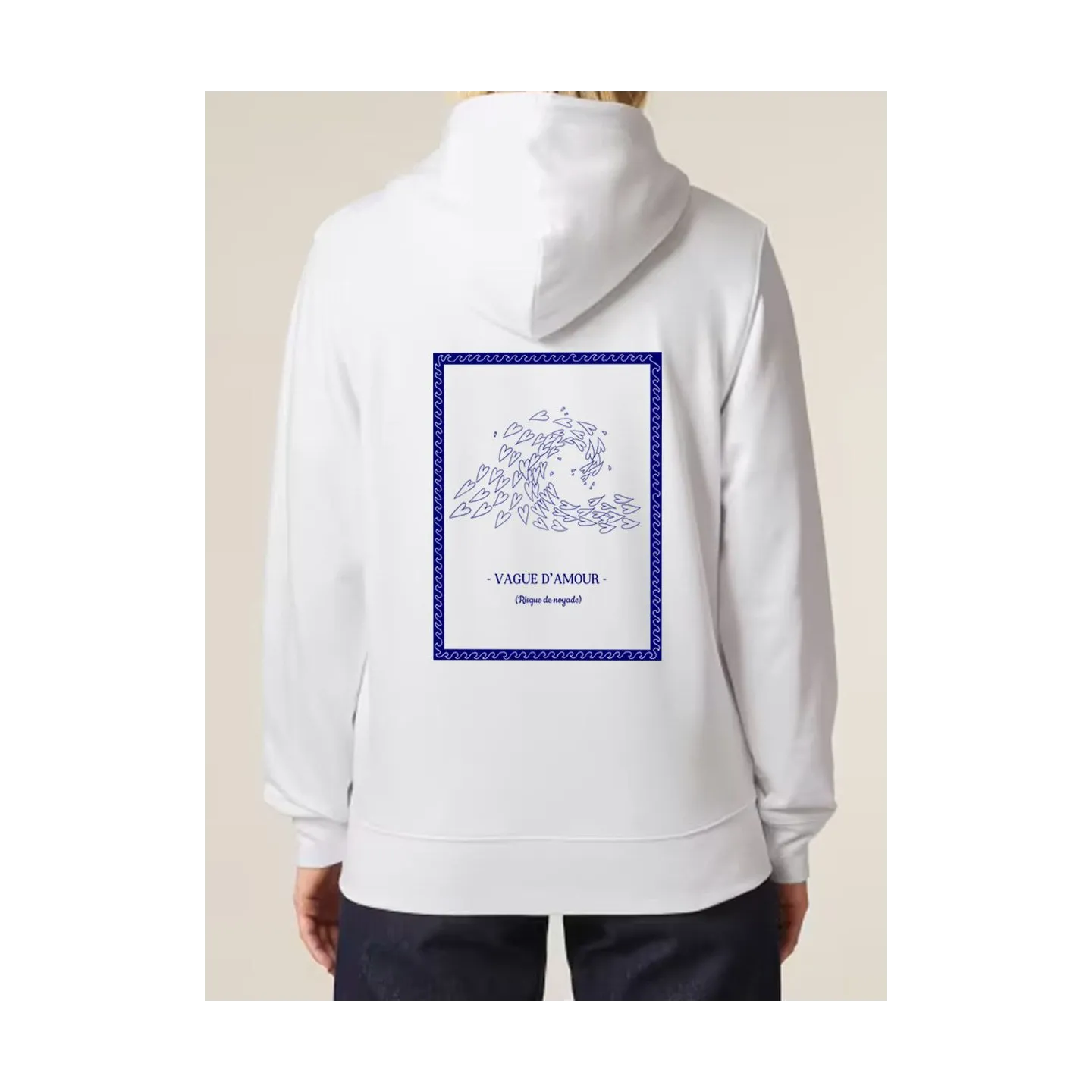 SWEAT UNISEXE "VAGUE D'AMOUR" BY ATELIER SALÉ