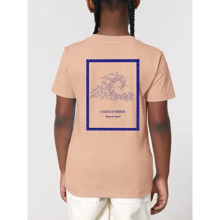 T-SHIRT ENFANTS "VAGUE D'AMOUR" BY ATELIER SALÉ