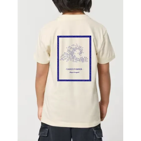 T-SHIRT ENFANTS "VAGUE D'AMOUR" BY ATELIER SALÉ