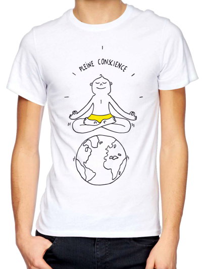 T-shirt homme "Pleine conscience"