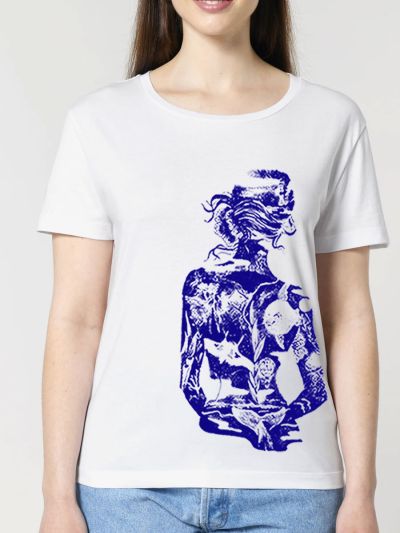 T-SHIRT FEMME "SIRÈNE" BY JORDAN GENTS