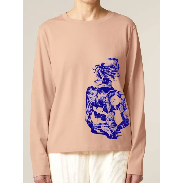T-SHIRT MANCHE LONG FEMME "SIRÈNE" BY JORDAN GENTS  