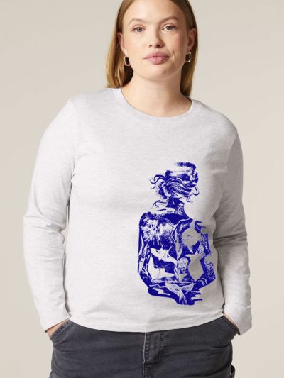 T-SHIRT MANCHE LONG FEMME "SIRÈNE" BY JORDAN GENTS  