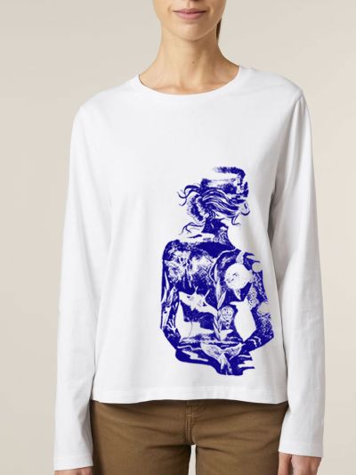 T-SHIRT MANCHE LONG FEMME "SIRÈNE" BY JORDAN GENTS  