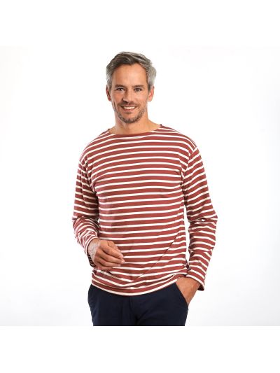 Marinière homme Bosco manches longues en coton biologique