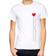 T-shirt homme "COEUR"