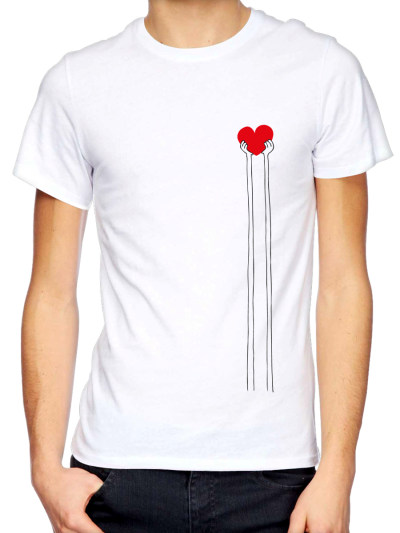 T-shirt homme "COEUR"