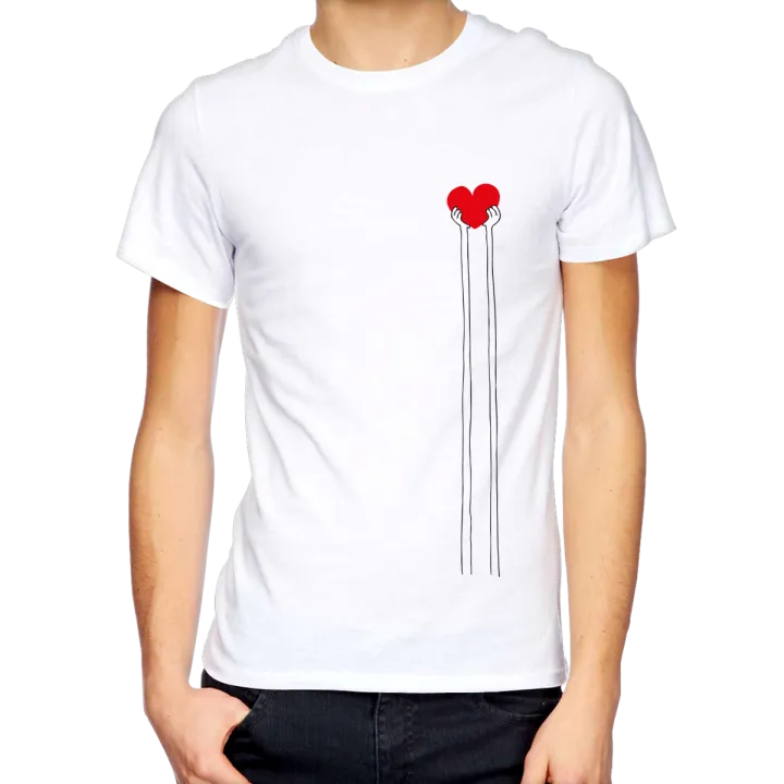 T-shirt homme "COEUR"