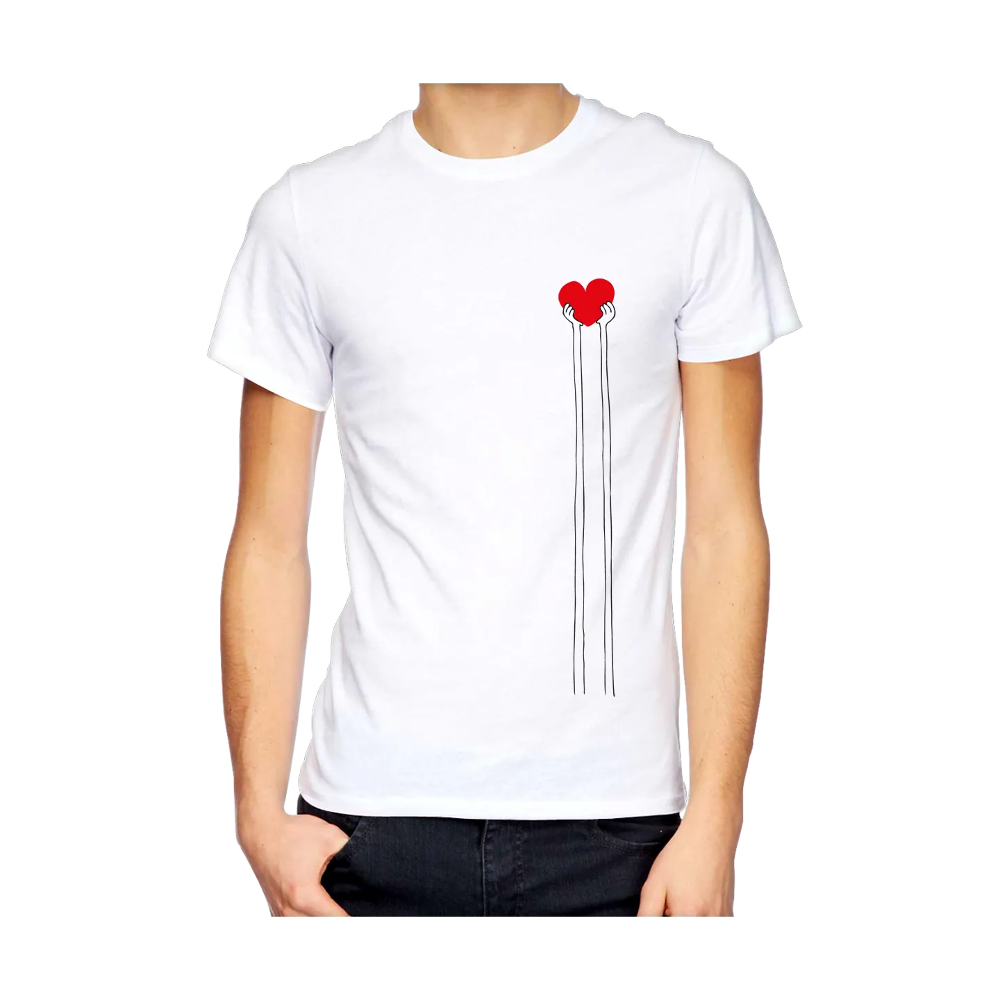 T-shirt homme "COEUR"