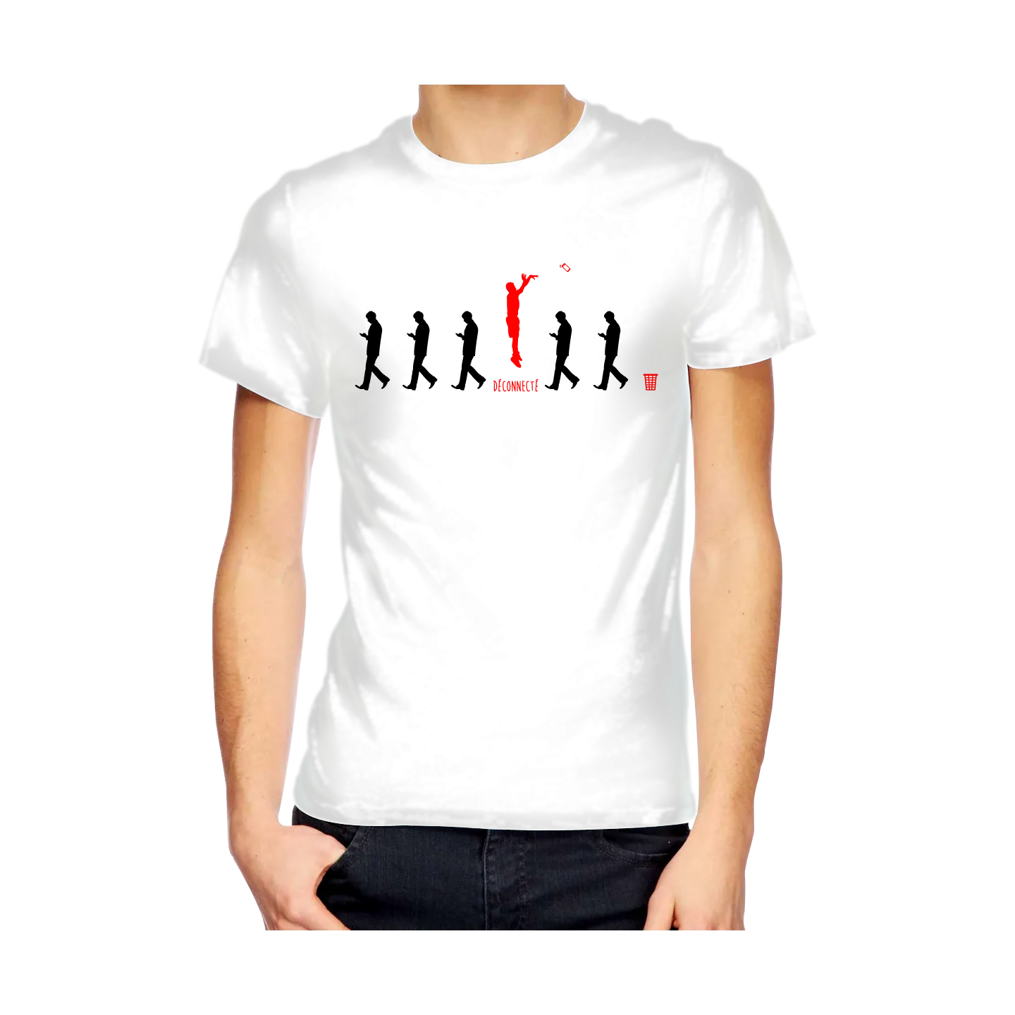 T-shirt homme "DECONNECTE"
