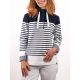 Sweat Génois en molleton – Style marin décontracté