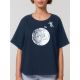 T-shirt femme "Black Moon" By the ink