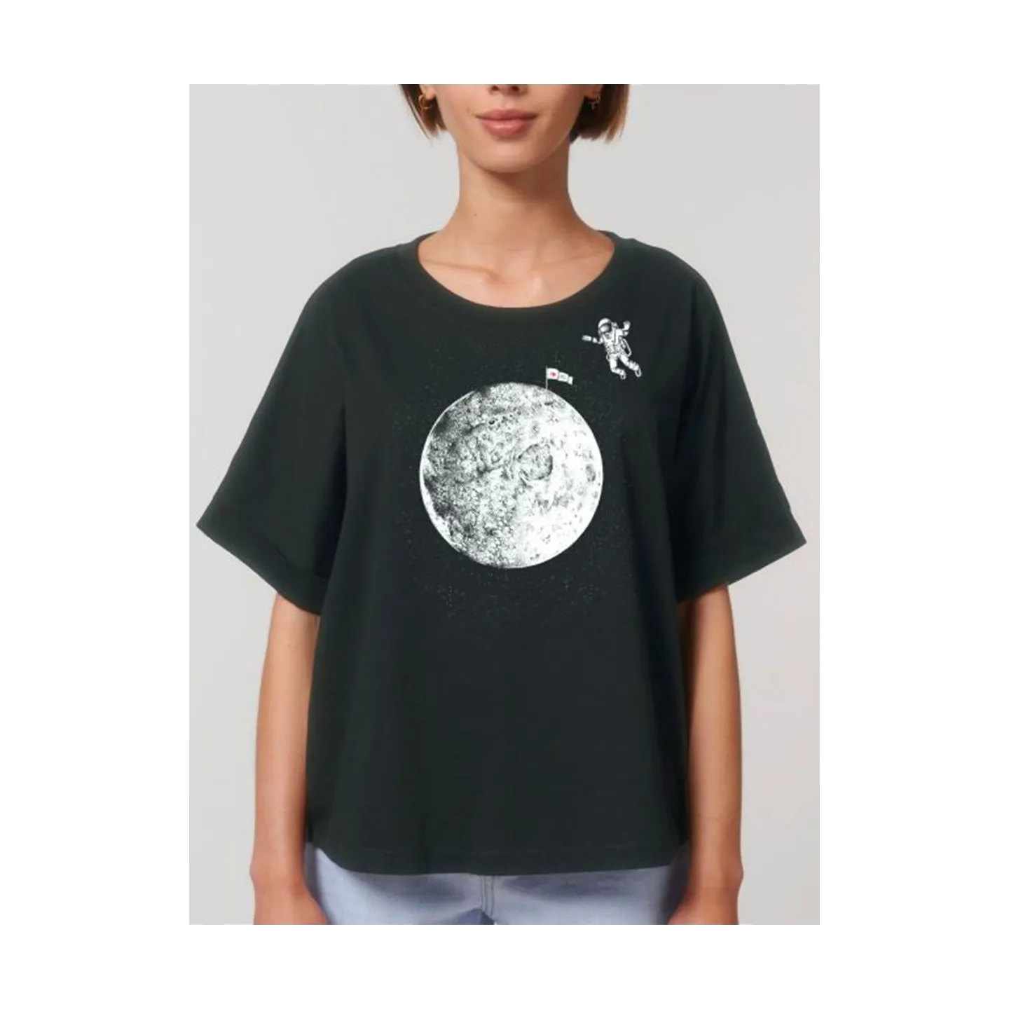 T-shirt femme "Black Moon" By the ink