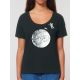 T-shirt femme "Black moon" By the ink