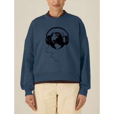 SWEAT FEMME "ECOUTE LA TERRE"