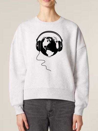 SWEAT FEMME "ECOUTE LA TERRE"