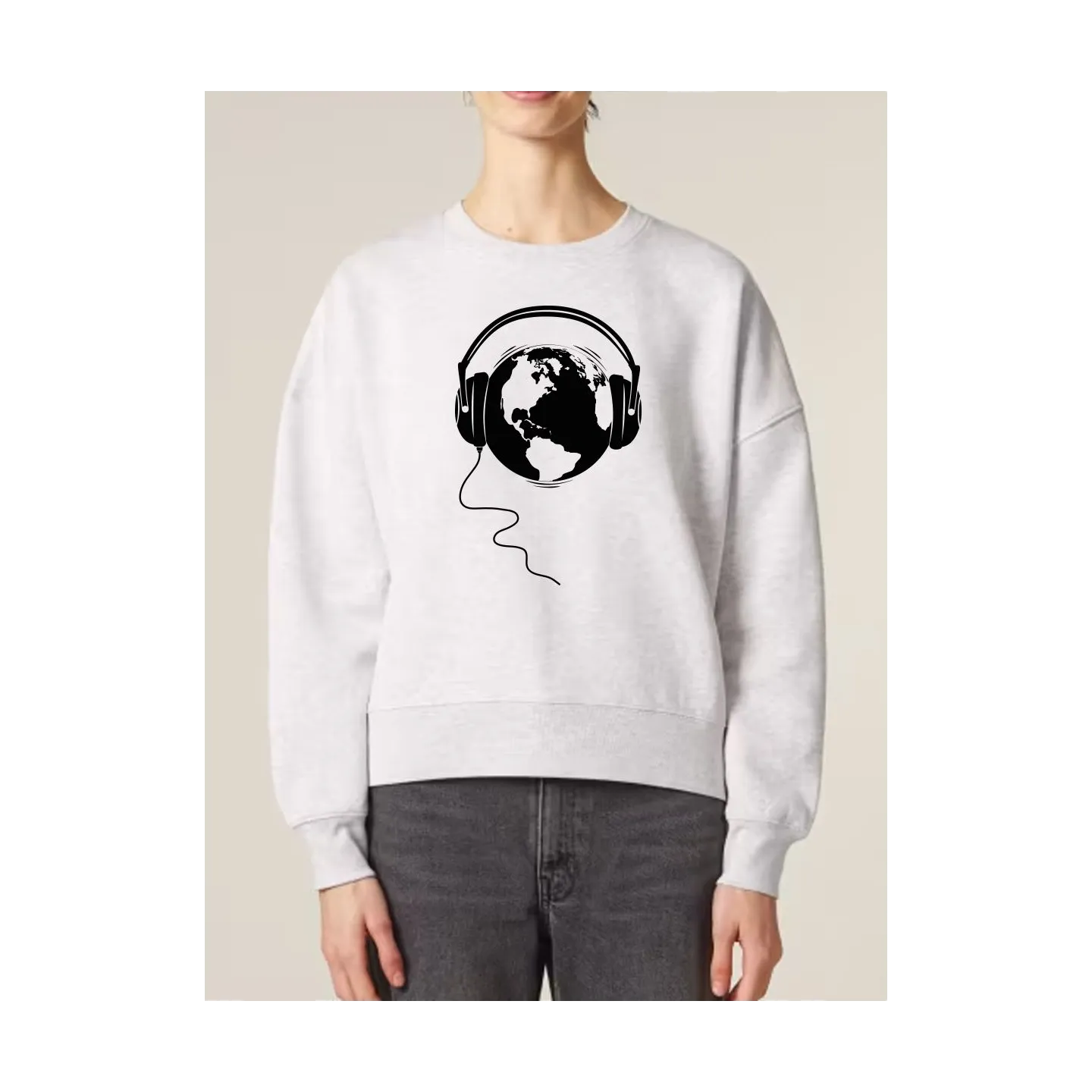 SWEAT FEMME "ECOUTE LA TERRE"