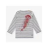 Mariniere enfant en coton épais crevette